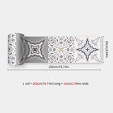 Popxstar  41 Styles Baseboard Stickers Waterproof Peel & Stick Waistline Wall Sticker Floor Border Sticker For Kitchen Bathroom 10x200cm