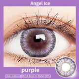 Popxstar  -1 Pair/2PCS 11 Colors Lenses Multi-coloured Contact Lenses for Eyes Comestic Beauty Pupils Myopia Color Lens Blue Gray