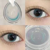 Popxstar 2PCS/PAIR Blue Moon Contact Lenses Natural Colored Eye Lenses Beauty Eye Color Lens Fast Shipping Prescription Lenses