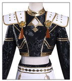Popxstar Black Golden Rumi Zoey Mira Cosplay KPop Cosplay Costume Wig Women Suit Halloween Party Role Playing Outfit