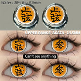 Popxstar  Cosplay Color Contact Lenses for Eyes Anime Eye Lens 1Pair White Black Lenses Contact Lenses Cosmetic Color Lens Eyes