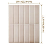 10/30pcs 3D Pink Matte Self-Adhesive Tile Kitchen Backsplash Peel and Stick Wall Tiles 9" x 9" for Home Wall DIY Decoration