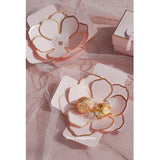 Popxstar 3D Cherry Blossom Candy Boxes Elegant Hand-made Flower Gift Box Best Wishes Anniversary Wedding Floral Party Favor Packaging