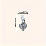 Popxstar Water Diamond Love Beautiful Phone Dust plug Accessories Decoration Hanging Pendant for iPhone for Samsung Type-C Charging Port