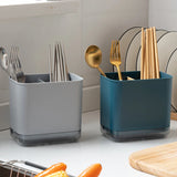 Popxstar  Kitchen Drain Chopsticks Cage Multifunctional Spoon Fork Chopstick Storage Holder Box Simple Household Kitchen Tableware Storage