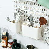 Popxstar DIY Pegboard Accessories Hanging Shelf Storage Hooks Wall Organizer No Punching Crafts Organization For Garage Kitchen Room