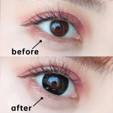 Popxstar 2pcs/Pair Contact Lenses Fast Shipping Big Black Lenses for Eyes Beauty Pupils Comestic Eye Color Lens 14.5mm/14.2mm