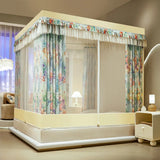 New Design 2 Layer Mosquito Net Large Space Dust Baby Anti-drop Bracket Encryption Bed Canopy Curtains 1.7M Height