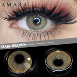 Popxstar  1 Pair Colored Contact Lenses Natural Look Brown Eye Lenses Gray Contact Blue Lenses Fast Delivery Green Eye