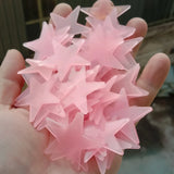 Popxstar 3/50/100pcs Fluorescent Glow the Dark 3D Stars Moon Wall Stickers Kids Baby Rooms Decoration Girls Bedroom Ceiling Home Decor