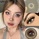 Popxstar NEW Cosplay Colored Contact Lenses for Eyes Anime Purple Lenses Cosmetic Blue Eye Contacts Brown Natural Fashion Lenses