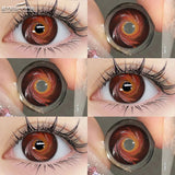 Popxstar   Contact Lenses for Eyes 2pcs Anime Cosplay Colored Lenses Crazy Halloween Lenses Contact Lens Beauty Eye Makeup