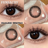 1 Pair contact lenses for eyes color eye contacts brown gray lens beautiful pupils for makeup yearly use