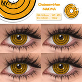 Popxstar Halloween Cosplay Cosmetics Color Contact Lenses Red Color Lens Anime White Lenses Big Eye Lenses