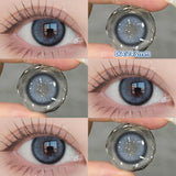 Popxstar  2PCS Halloween Myopia Contact Lenses Cosplay Colored Contact Lenses Prescription Lens Natural Pupils Eye Color Lenses