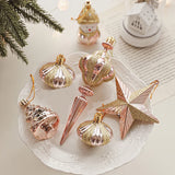 Popxstar 2Pcs/Set Christmas Tree Hanging Ornament Cake Snowman Pendant Navidad Home Xmas Gifts New Year Christmas Decoration 2025