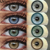 Color Contact Beauty OMG Series Colorcon Black Lens Big Eyes Cosmetic Green Lenses Colorcon NEW NAJIA Series Blue Pupils
