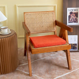 Popxstar linen natural latex seat cushion single student chair seat cushion office beautiful buttocks car meal seat cushion
