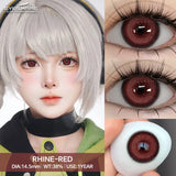 New Halloween Colored Contact Lenses Cosplay Pink EyesLense Anime Blue Purple Eyes Contact Green Eye Lens Fast Delivery