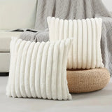 Popxstar 1pc Stripe Corduroy Pillow Case Creative Home Fabric PillowCushion For Sofa Bedroom Car, Home Decoration Home Decor Room Decor
