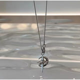 Popxstar Kpop Cool Punk Vintage Star Pendant Chains Necklace For Men Women Egirl Hip Hop 90s Grunge Aesthetic EMO Jewelry Y2k Accessories