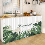Popxstar Kitchen Cabinet Curtain Dustproof Drape Cupboard Wardrobe Cover Ins Short Curtains Washable Half Drapes Home Decor Cortinas