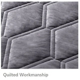 Popxstar All-inclusive Super Soft Smooth Quilted Head Cover Thicken Velvet Headboard Cover Solid Color Bed Back Dust Protector Cover