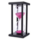 Popxstar  30/60 Minutes Hourglass Kitchen School Modern Wooden Sandglass Home Decoration Gift