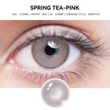 Popxstar  -2pcs pupils halloween Blue Green contact lenses for Eyes Natural Colored contact lenses Prescription myopia Brown Lens