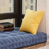 Popxstar  Long Cushion Thickening Garden Chair Cushion Solid Color Home Seat Mat Floor Cushion 55x155/55x165cm