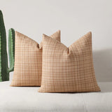 2PC 45x45cm Outdoor Waterproof Cushion Covers Farmhouse Throw Pillow Covers for Living Room Tent Patio Garden Couch Pillow Case