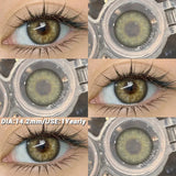 1 Pair Color Contact Lenses for Eyes Color Eye Lens Blue Eye Lenses Brown Lenses Gray Pupils Lens Yearly Green Contacts