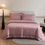 Popxstar  Solid Color Hotel Style Luxury Bedding Set 600TC Egyptian Cotton Single Queen King Size Duvet Cover Flat/Fitted Sheet Pillowcase