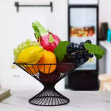 Metal iron storage basket vegetable fruit snack storage tray kitchen living room home hotel restaurant cafe