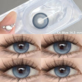 Popxstar Color Contact Lenses with Diopters Color Lens Korean Lenses Grow Eye Natural Colored Eye Lenses Myopia Black Lenses