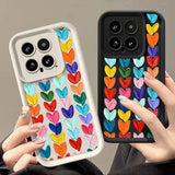 Oil Painting Love Heart Phone Case for Xiaomi Poco M6 X6 X5 X3 F5 F6 Pro Mi 14T 14 13T 12T 13 12 11 Lite5G Shockproof Back Cover