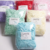 Popxstar DIY Colorful Shredded Crinkle Paper Raffia Candy Boxes Wedding Marriage Home Decoration Party Gift Packaging Filling Material