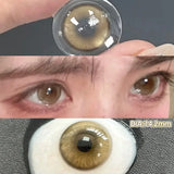 Popxstar  -Glaze Series Contact Lenses for Eyes Color Beauty Pupils Natural Eye Lenses for Myopia 2pcs Brown Green Blue Makeup Lens