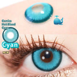 2pcs Graded Colored Contact Lenses JeweLens Anime Cosplay Softlens 14.2mm