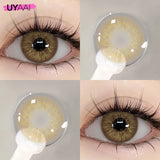 Popxstar NEW Color Contact Lenses for Eyes Cosmetics Blue Contact Lenses Brown High Quality Natural Contact Lenses Gray  Lenses