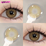 NEW Color Contact Lenses for Eyes Cosmetics Blue Contact Lenses Brown High Quality Natural Contact Lenses Gray  Lenses