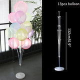 Popxstar 1Set Table Float Balloon Stand Holder PE Balloons Column Happy Birthday Party Decoration Wedding baby shower balloon Accessories
