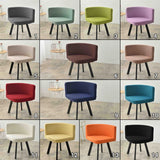 Popxstar Triangle Chair Cover Elastic Fully Wrapped Curved Thickened Washable Backrest Integrated Home Restaurant Semicircle Stool Cover