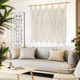 Popxstar  Nordic Style Hand-Woven Tapestry Door Curtain Bohemian Decorative Tassel Wall Hanging B&B Hotel Decorative Curtain Door Hanging
