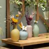 Popxstar  Modern Ceramic Vases Home Decor Dry Wet Flower Bottle Macaron Vases Desktop Ornament No Flower Livingroom Decor Accessories