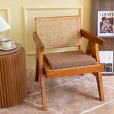Popxstar linen natural latex seat cushion single student chair seat cushion office beautiful buttocks car meal seat cushion
