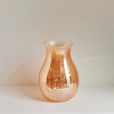 Popxstar Glass Table Vase Creative Flower Vase Decorative Glass Bottles Clear Glass Vases for Centerpieces Home Decor Nordic Vase