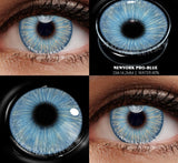Popxstar Blue Color Contact Lenses for Eyes Cosplay Yearly Makeup Halloween Beauty Color Contact Lenses Free Shipping