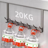 Popxstar Hooks Over The Door Home Organizer Rack Clothes Coat Hat Towel Hanger  Bathroom Accessories Holder Door Hang Quick Installation