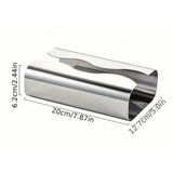 Popxstar Nordic Stainless Tissue Case Mirror Napkin Holder Silvery Napkin Box Desktop Tissue Box Table Decoration Kitchen Accessories